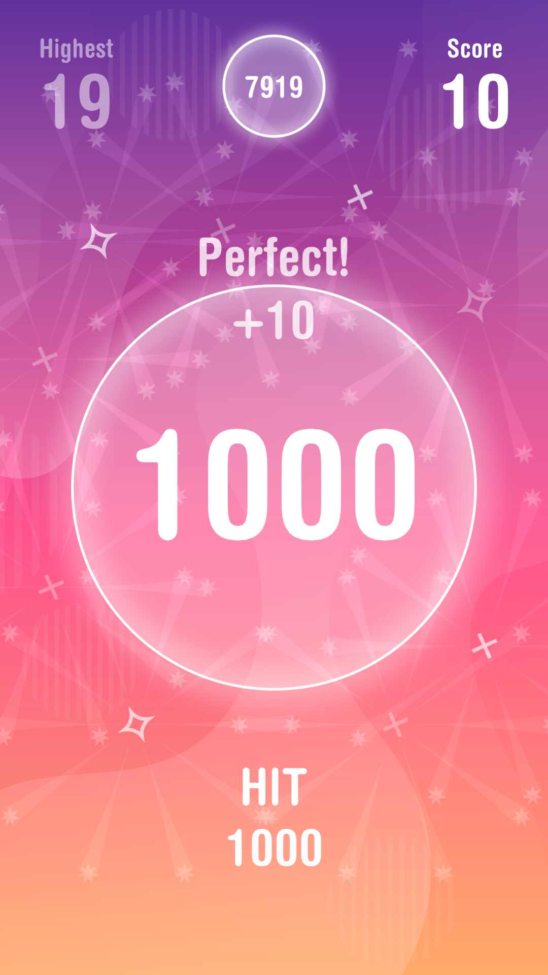 HIT 1000 perfect!