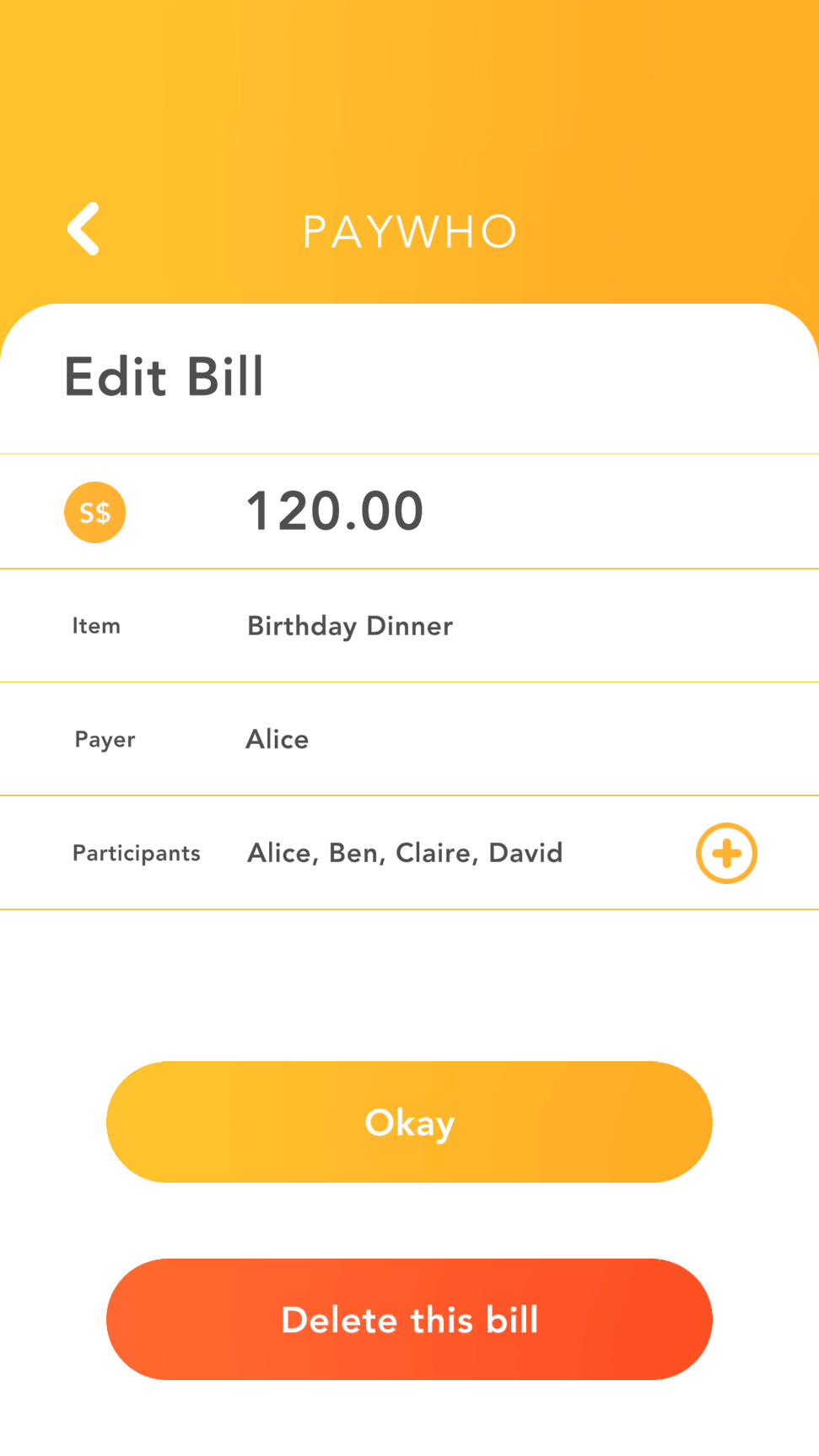 Add bill